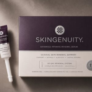 AIRS Advanced Intimate Renewal Serum box with a single-use applicator