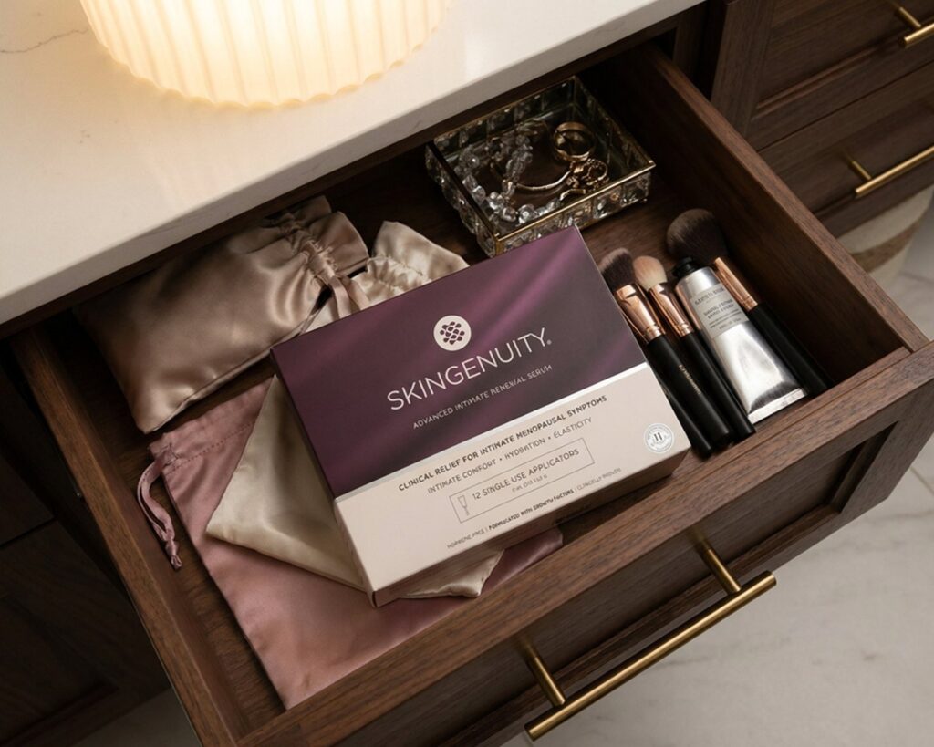 AIRS box stored discreetly in a bedside drawer